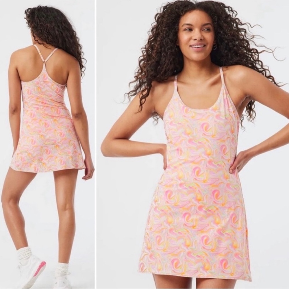 Outdoor Voices Exercise Dress - Pink Marble NWT